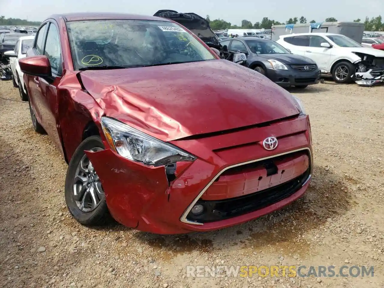 1 Photograph of a damaged car 3MYDLBJV0LY708839 TOYOTA YARIS 2020