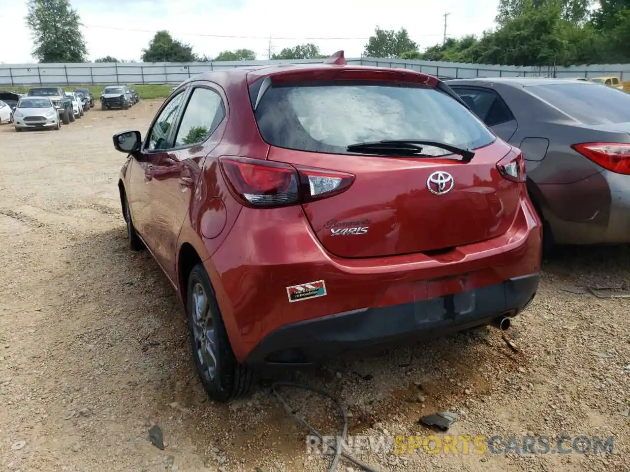 3 Photograph of a damaged car 3MYDLBJV0LY708839 TOYOTA YARIS 2020