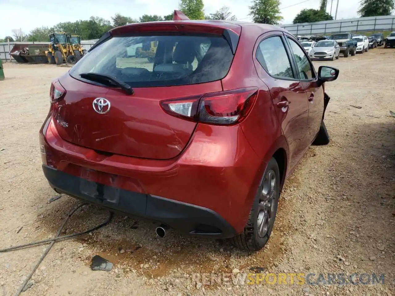 4 Photograph of a damaged car 3MYDLBJV0LY708839 TOYOTA YARIS 2020