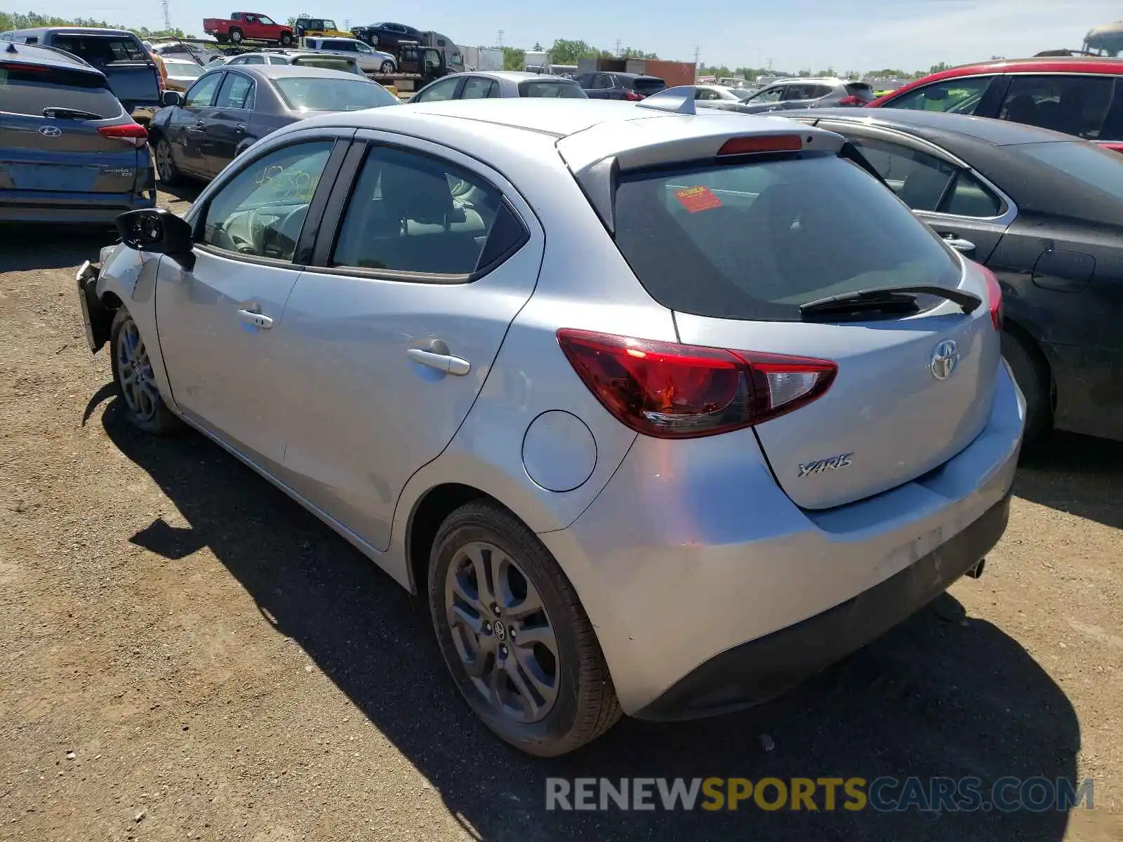 3 Photograph of a damaged car 3MYDLBJV0LY712938 TOYOTA YARIS 2020