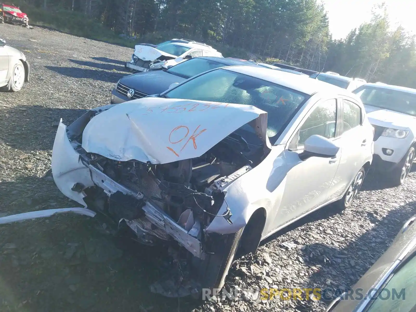 2 Photograph of a damaged car 3MYDLBJV0LY713555 TOYOTA YARIS 2020