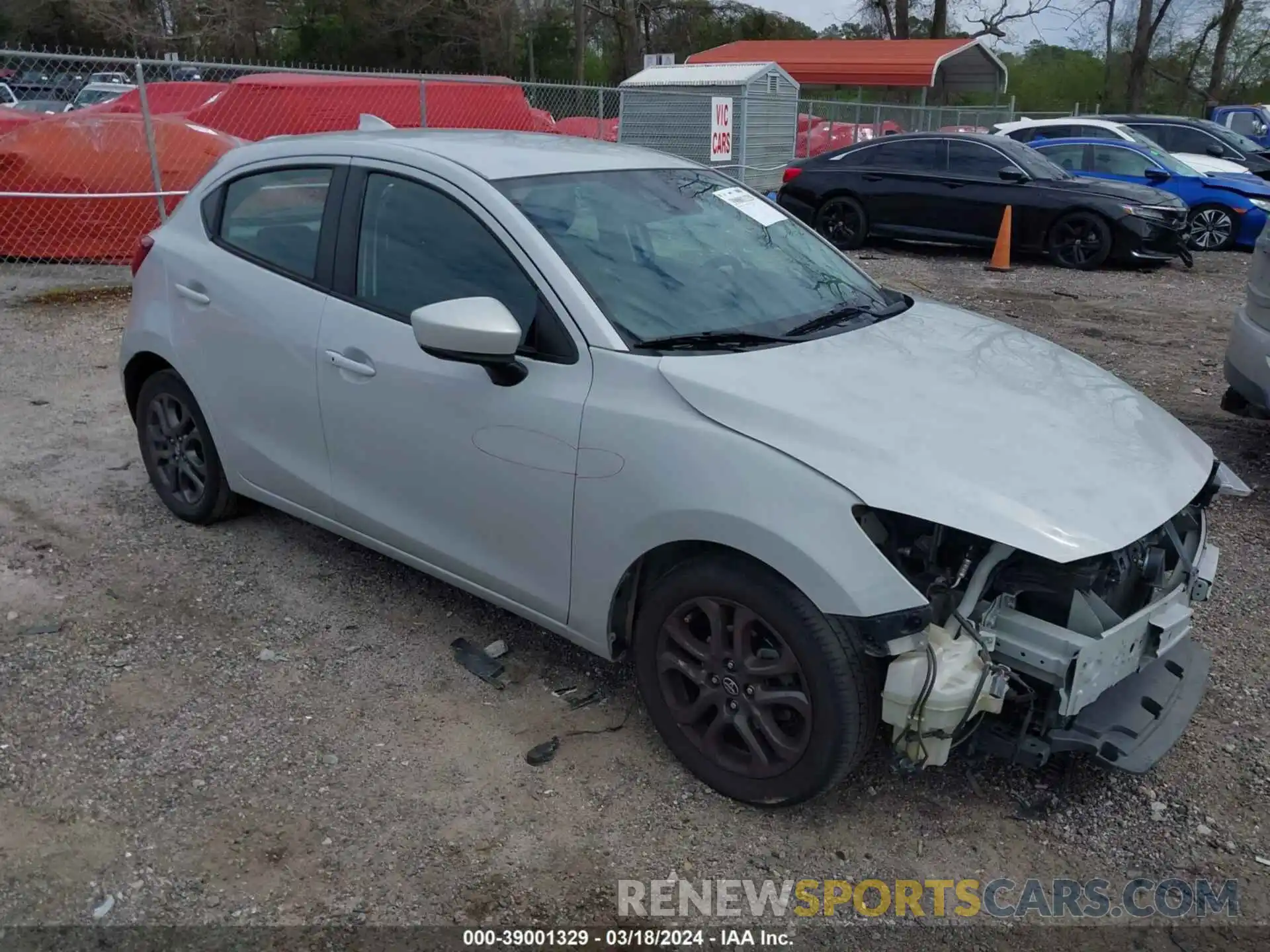 1 Photograph of a damaged car 3MYDLBJV1LY700202 TOYOTA YARIS 2020