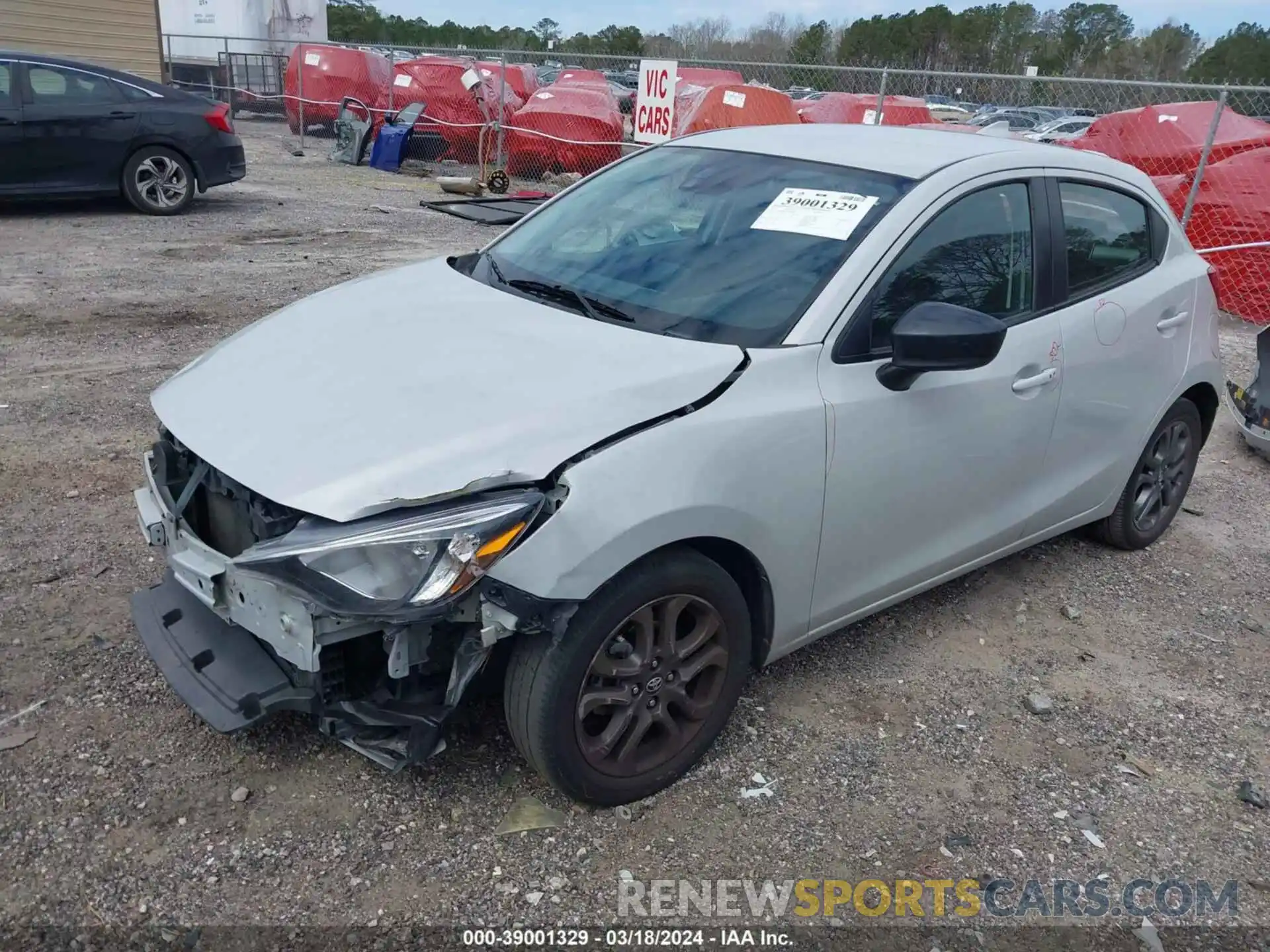 2 Photograph of a damaged car 3MYDLBJV1LY700202 TOYOTA YARIS 2020