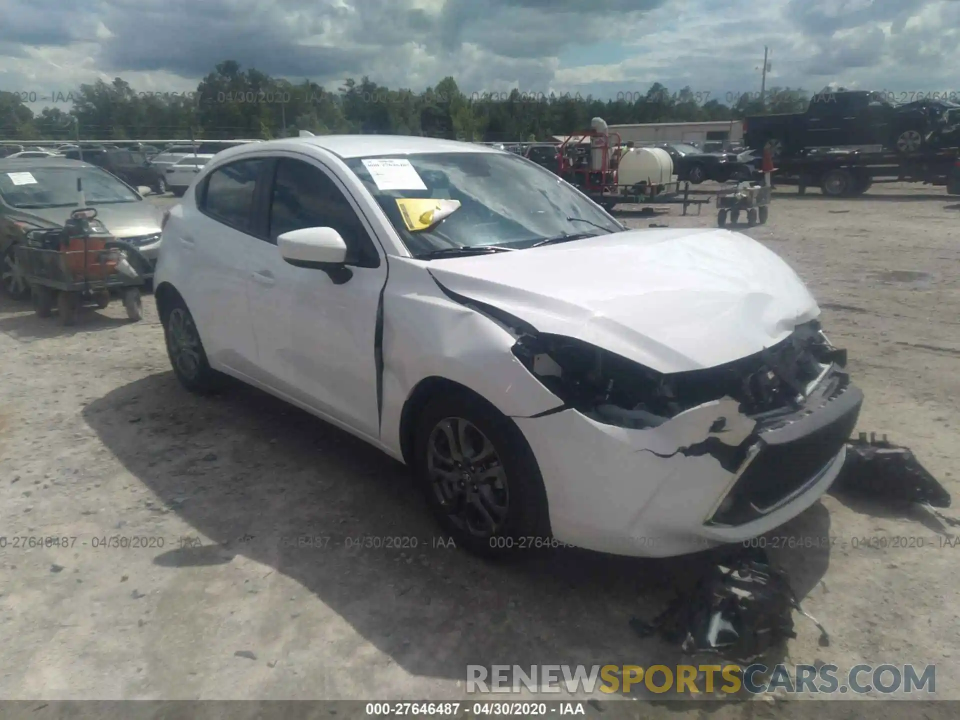 1 Photograph of a damaged car 3MYDLBJV1LY702189 TOYOTA YARIS 2020