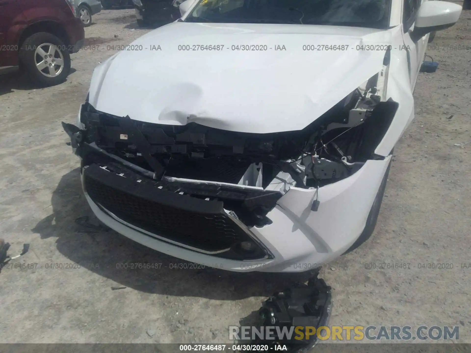 6 Фотография поврежденного автомобиля 3MYDLBJV1LY702189 TOYOTA YARIS 2020