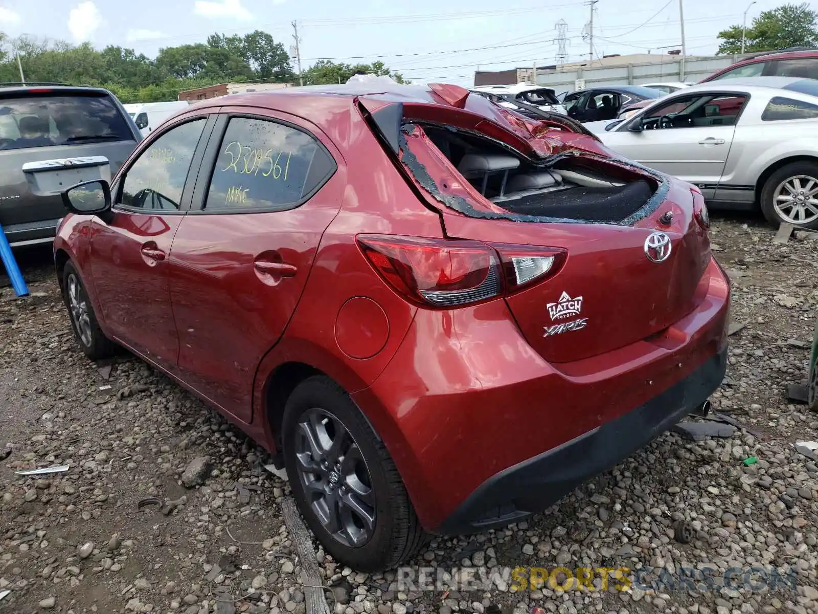 3 Photograph of a damaged car 3MYDLBJV1LY703164 TOYOTA YARIS 2020