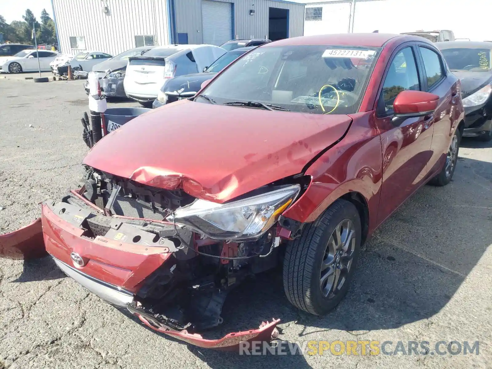 2 Photograph of a damaged car 3MYDLBJV1LY704038 TOYOTA YARIS 2020