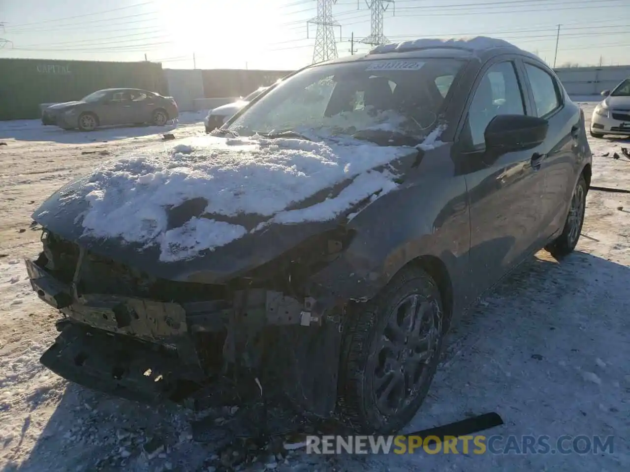 2 Photograph of a damaged car 3MYDLBJV1LY706243 TOYOTA YARIS 2020