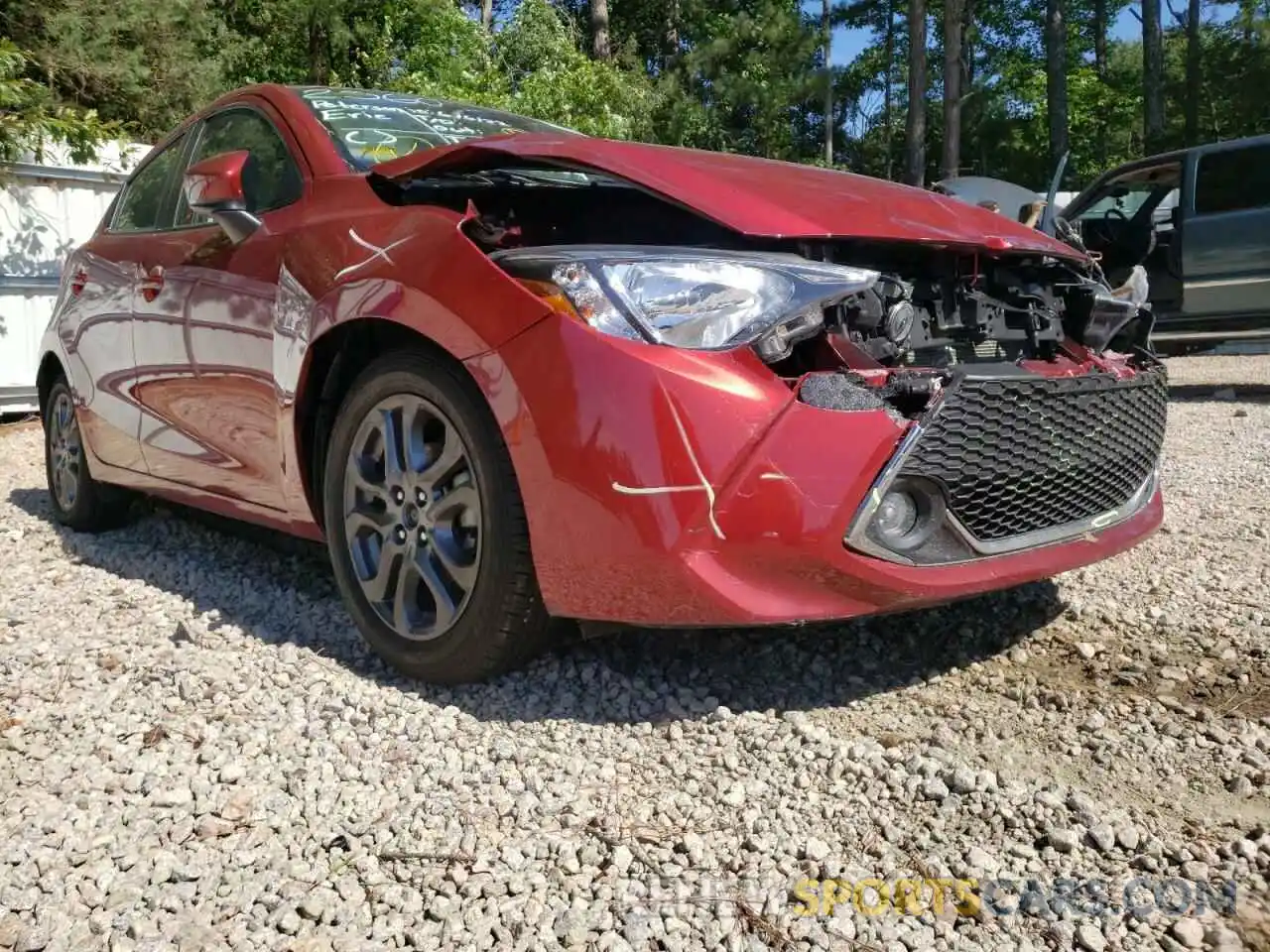 1 Photograph of a damaged car 3MYDLBJV1LY706629 TOYOTA YARIS 2020