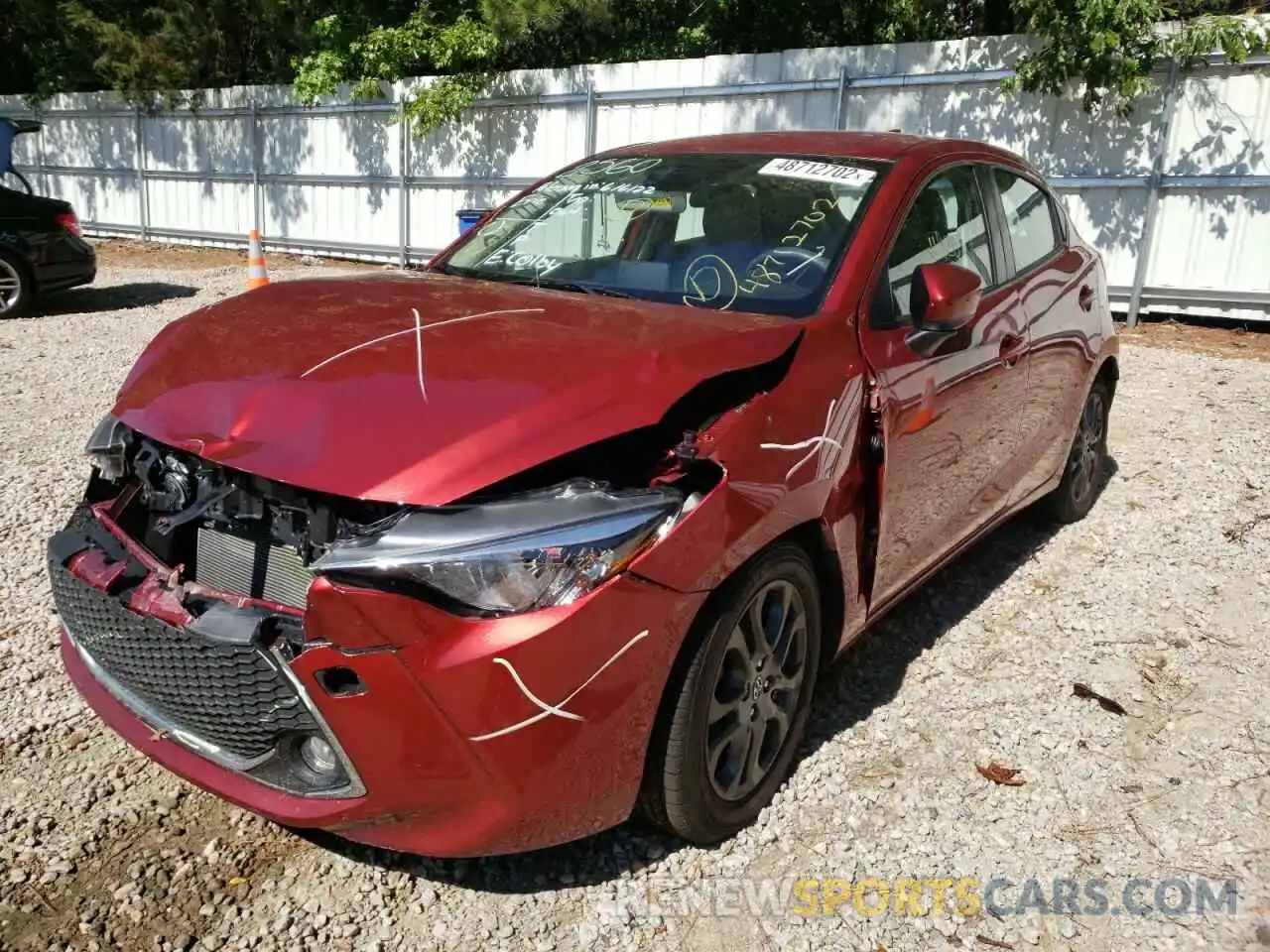 2 Photograph of a damaged car 3MYDLBJV1LY706629 TOYOTA YARIS 2020