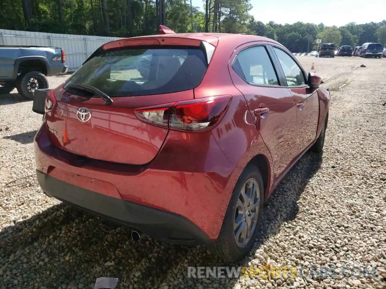 4 Photograph of a damaged car 3MYDLBJV1LY706629 TOYOTA YARIS 2020