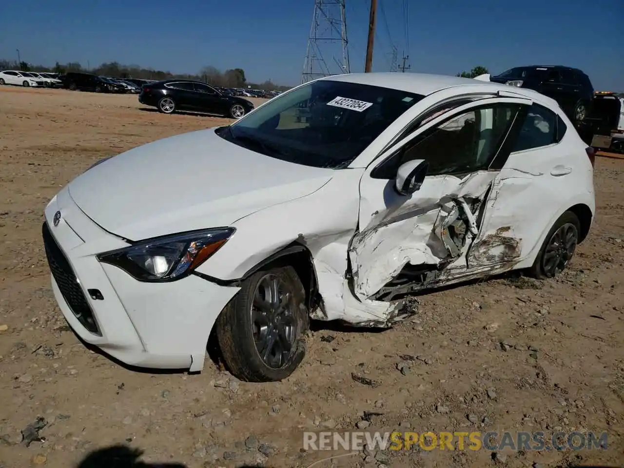 1 Photograph of a damaged car 3MYDLBJV1LY708669 TOYOTA YARIS 2020