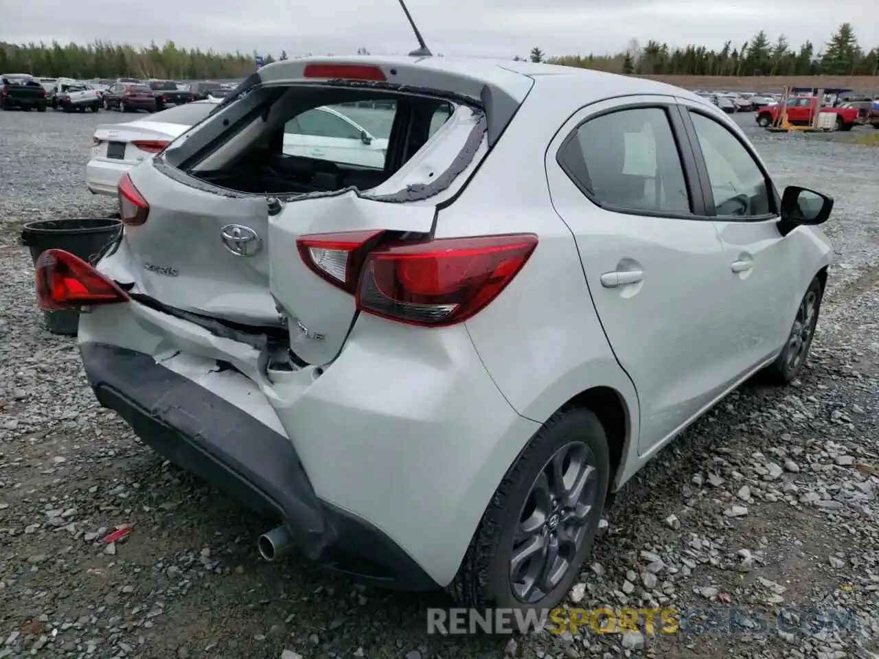 4 Photograph of a damaged car 3MYDLBJV1LY713760 TOYOTA YARIS 2020