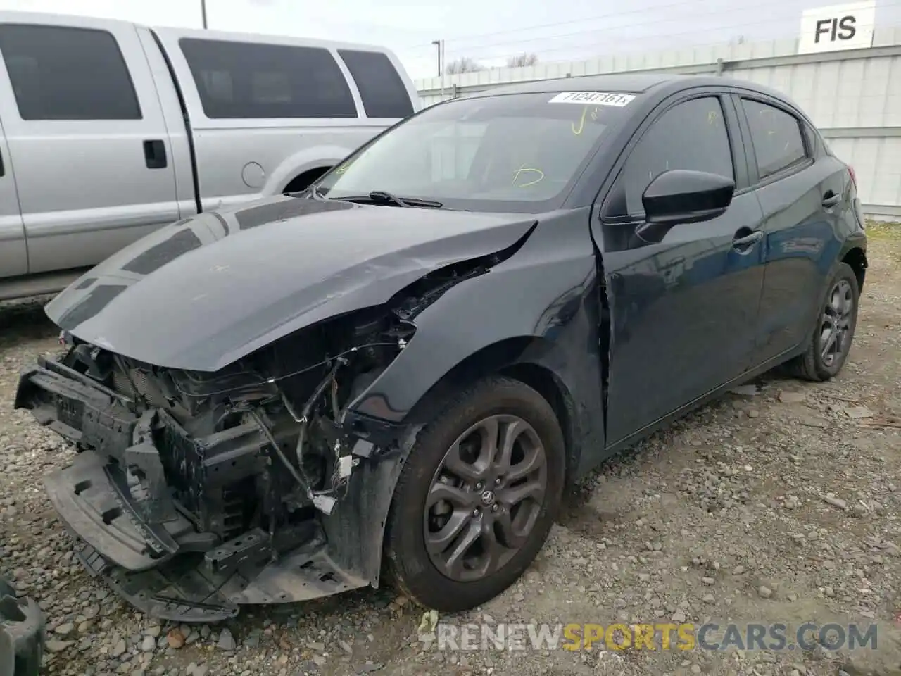 2 Photograph of a damaged car 3MYDLBJV2LY702119 TOYOTA YARIS 2020