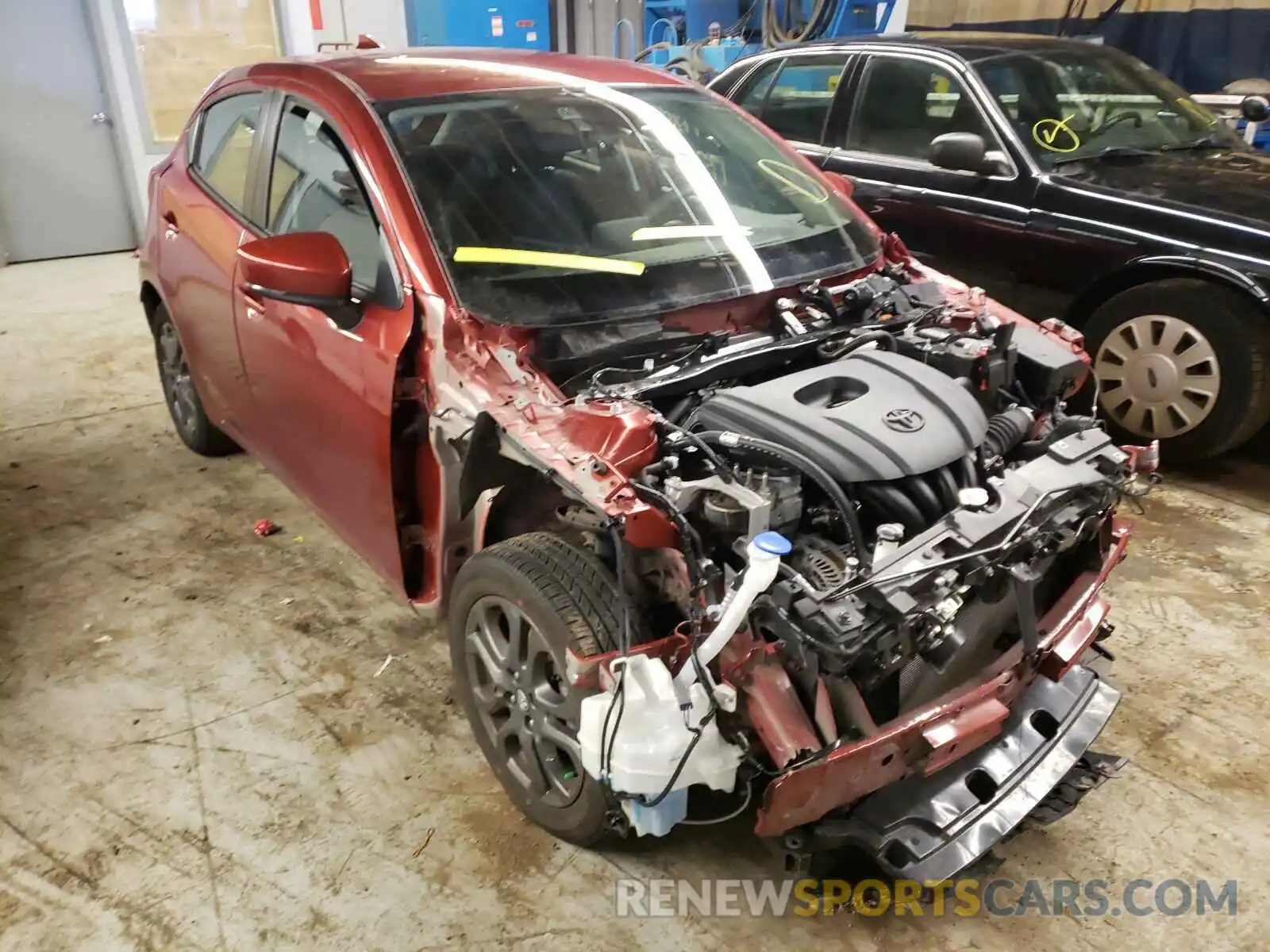 1 Photograph of a damaged car 3MYDLBJV2LY702718 TOYOTA YARIS 2020