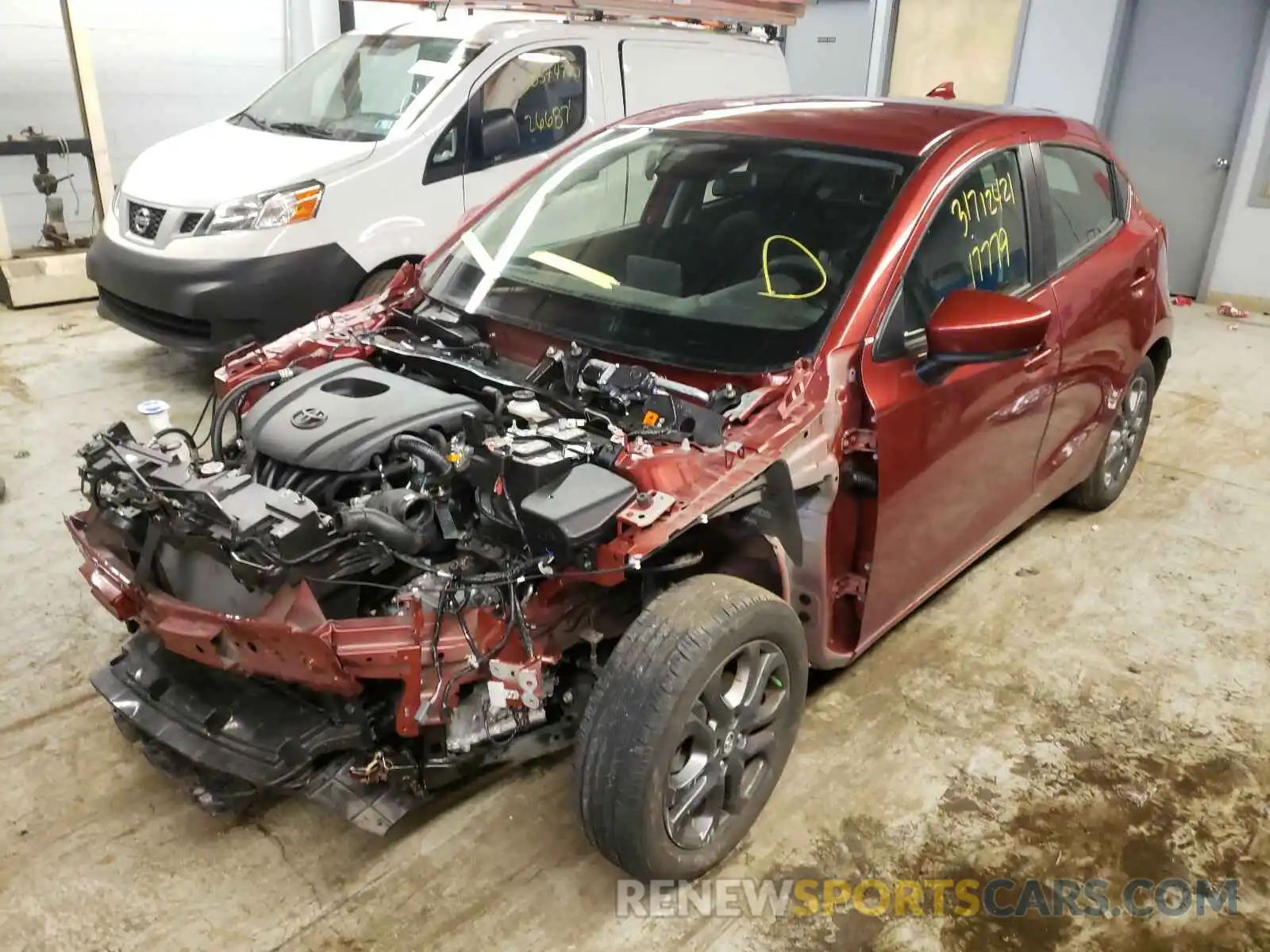 2 Photograph of a damaged car 3MYDLBJV2LY702718 TOYOTA YARIS 2020