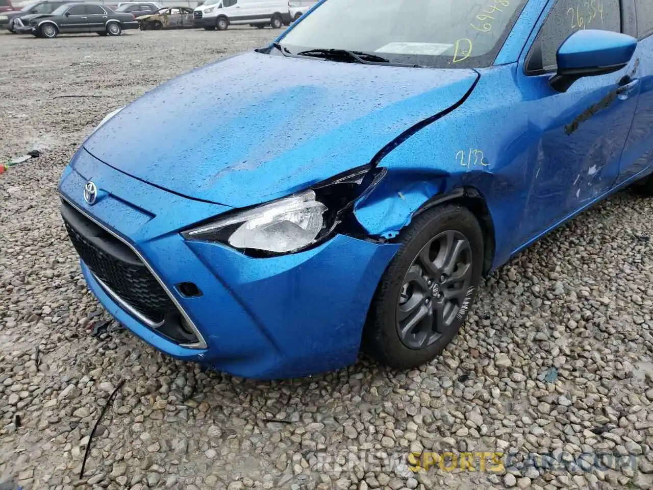 9 Фотография поврежденного автомобиля 3MYDLBJV2LY708728 TOYOTA YARIS 2020