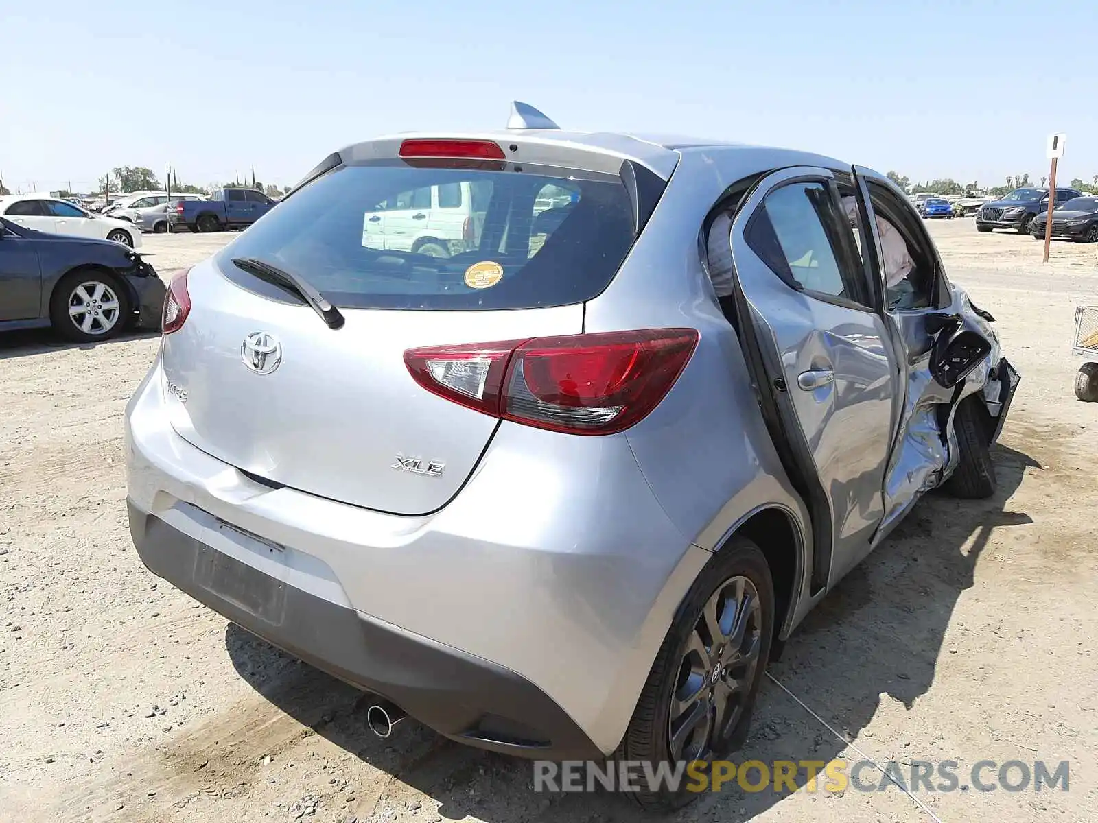 4 Photograph of a damaged car 3MYDLBJV3LY701416 TOYOTA YARIS 2020