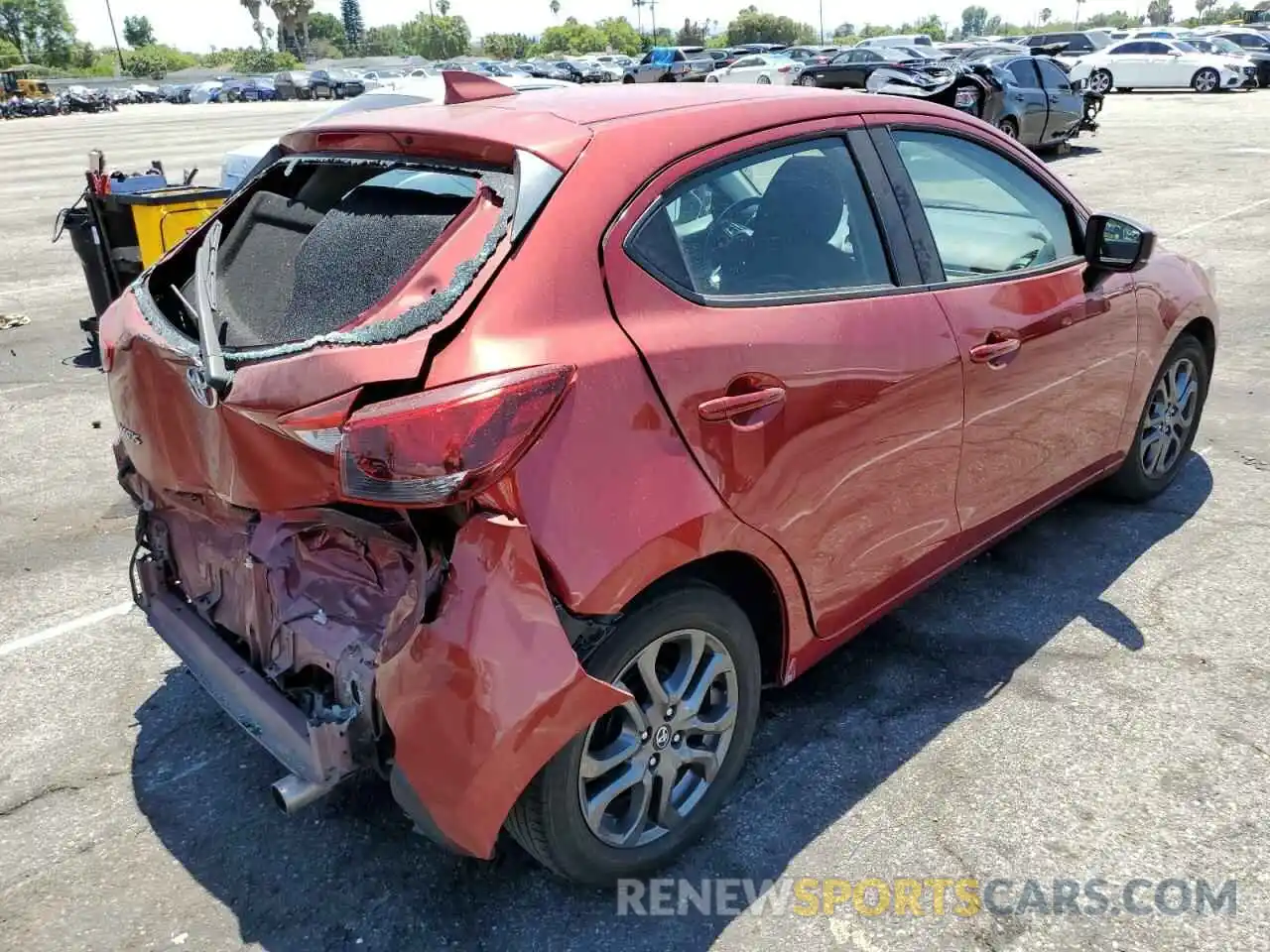 4 Photograph of a damaged car 3MYDLBJV3LY702095 TOYOTA YARIS 2020