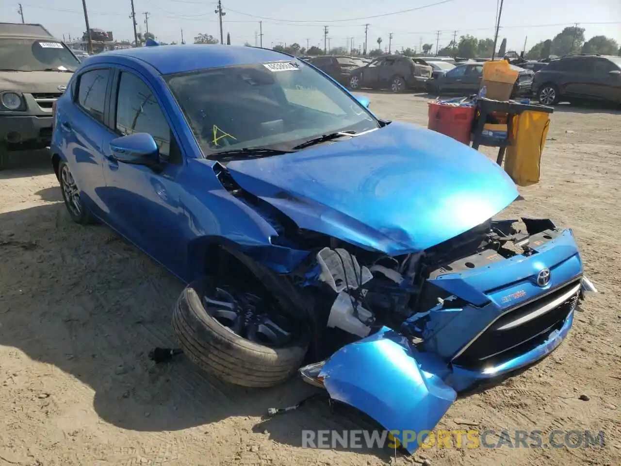 1 Photograph of a damaged car 3MYDLBJV3LY703585 TOYOTA YARIS 2020