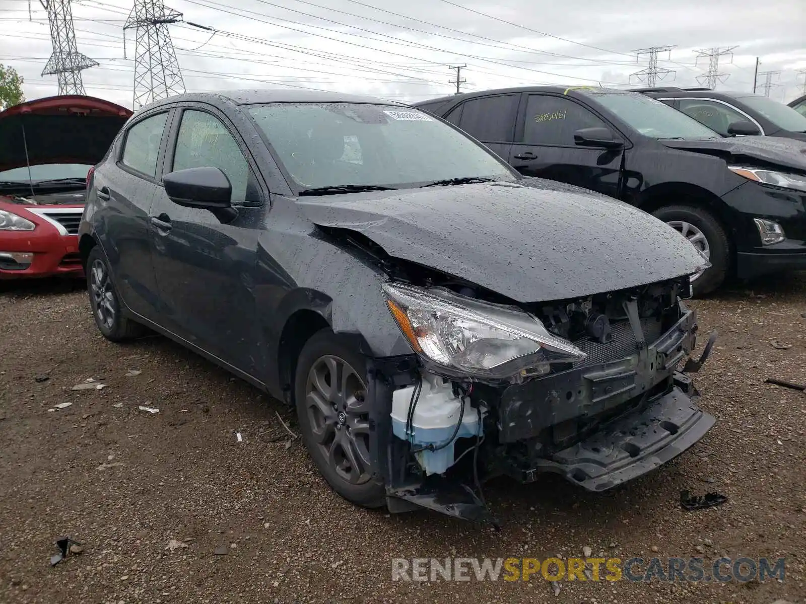 1 Photograph of a damaged car 3MYDLBJV3LY704784 TOYOTA YARIS 2020