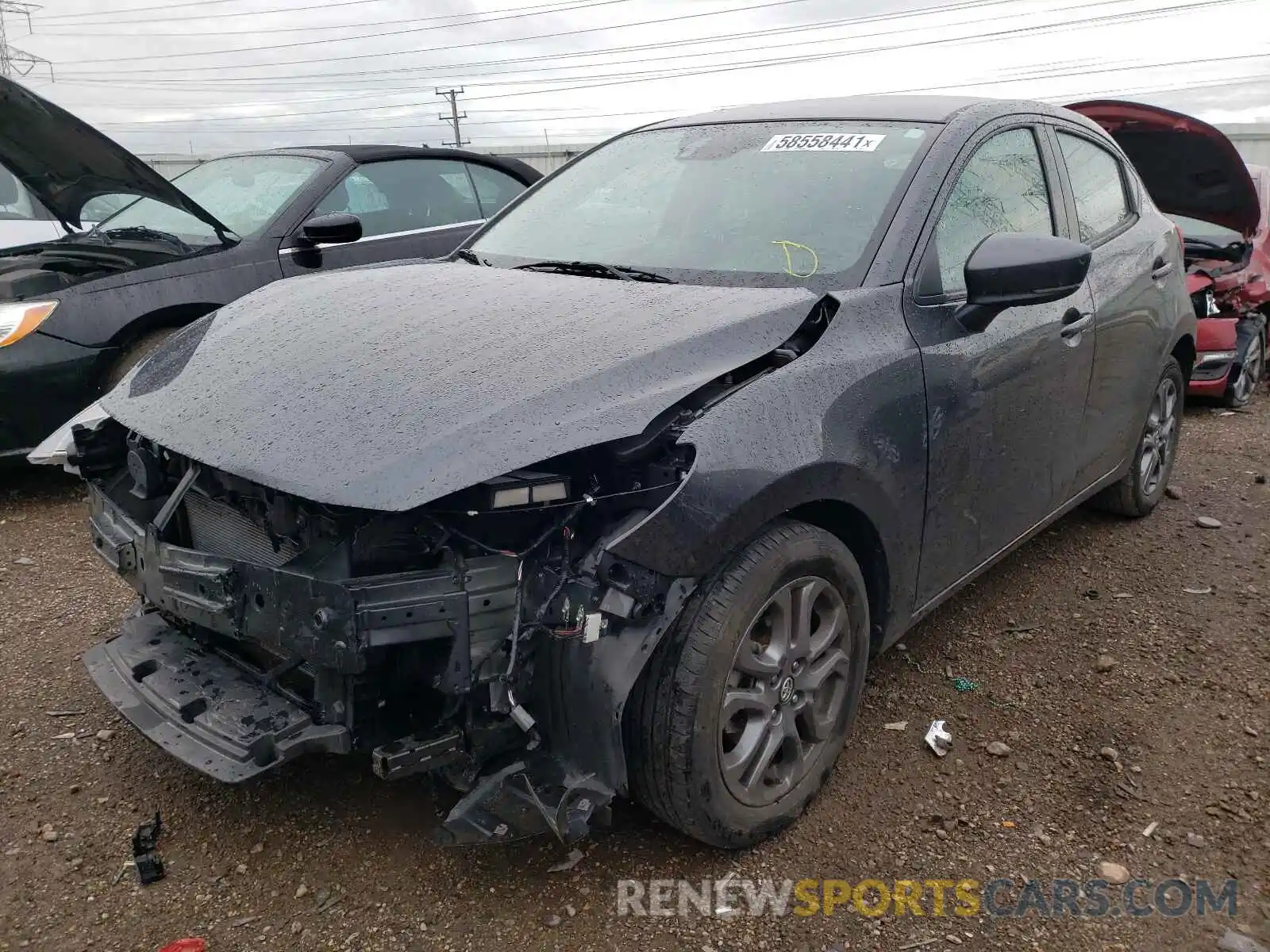 2 Photograph of a damaged car 3MYDLBJV3LY704784 TOYOTA YARIS 2020