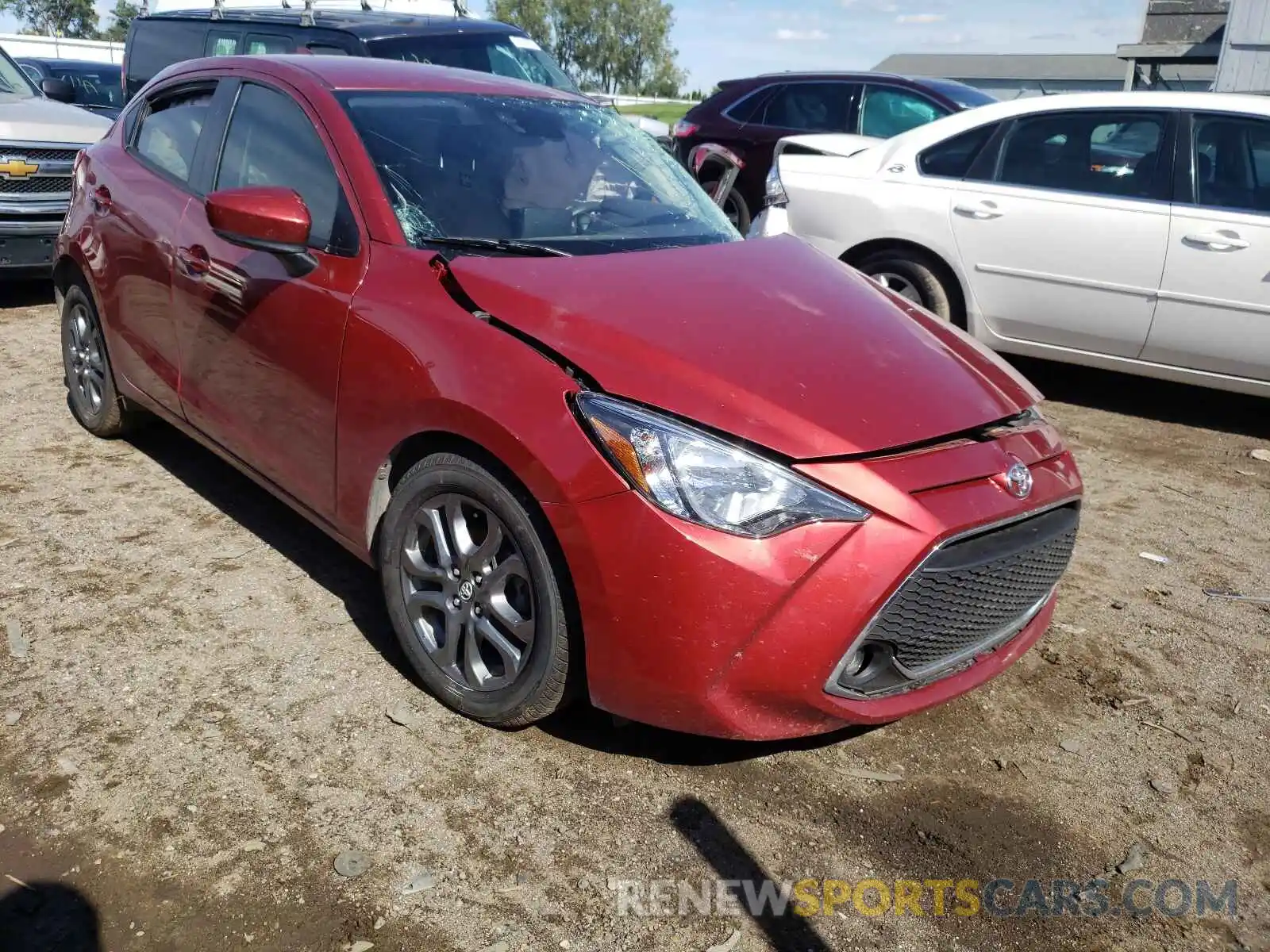 1 Photograph of a damaged car 3MYDLBJV4LY703420 TOYOTA YARIS 2020