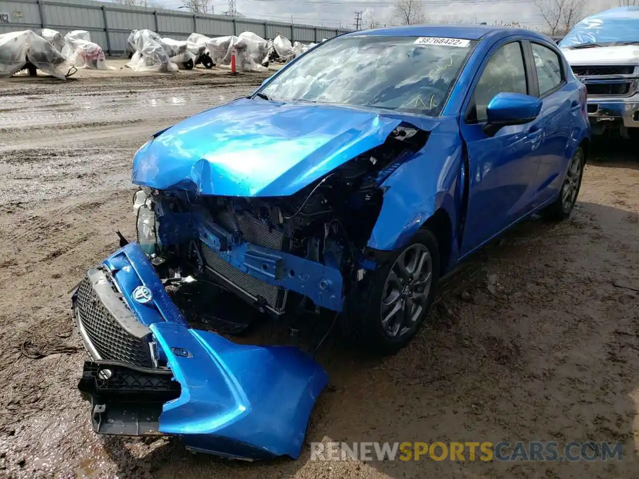 2 Photograph of a damaged car 3MYDLBJV4LY703563 TOYOTA YARIS 2020