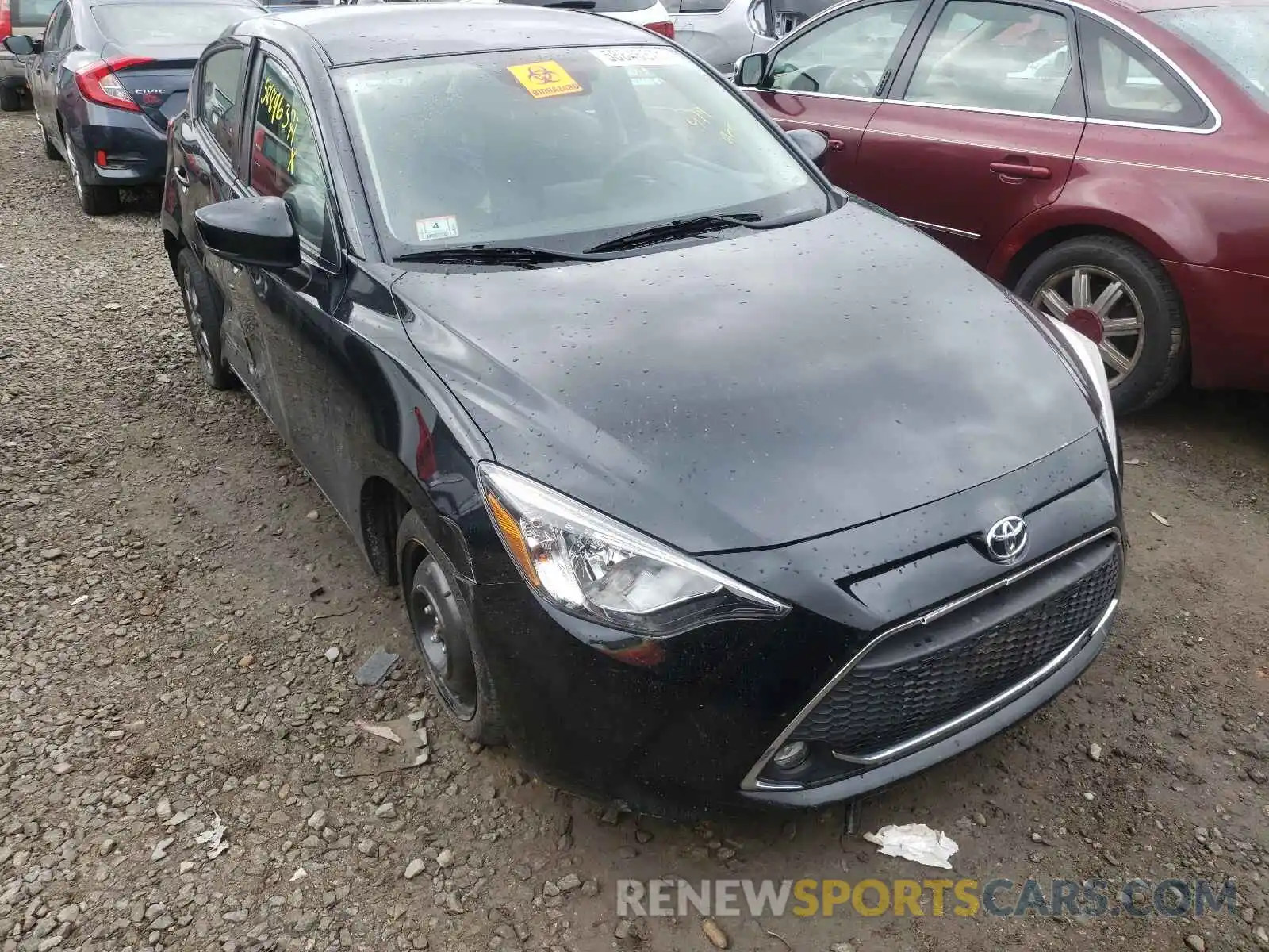 1 Photograph of a damaged car 3MYDLBJV4LY706821 TOYOTA YARIS 2020