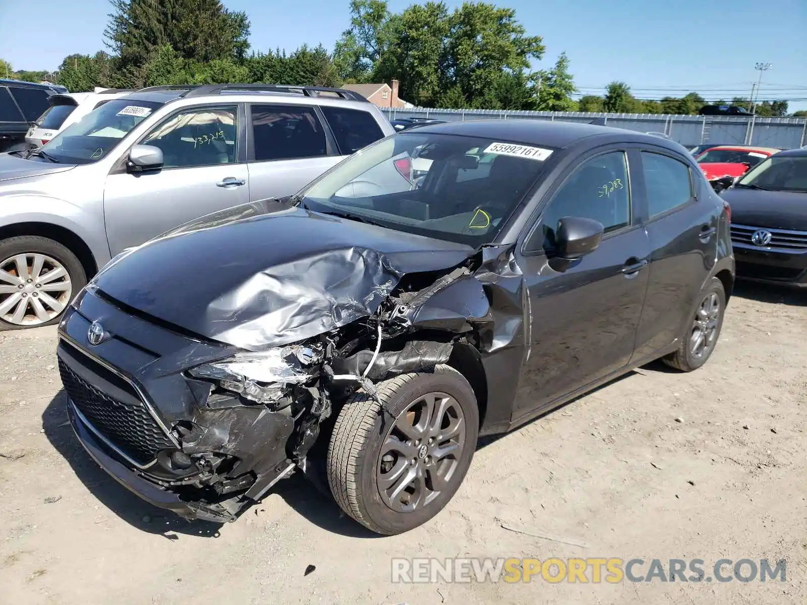 2 Photograph of a damaged car 3MYDLBJV4LY710447 TOYOTA YARIS 2020