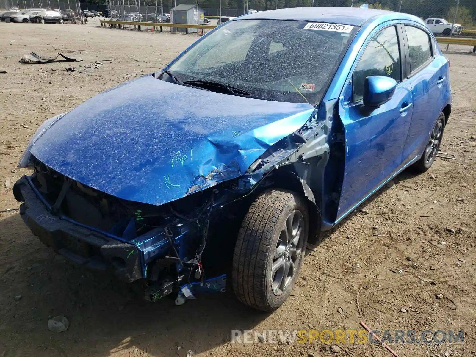 9 Photograph of a damaged car 3MYDLBJV5LY702485 TOYOTA YARIS 2020