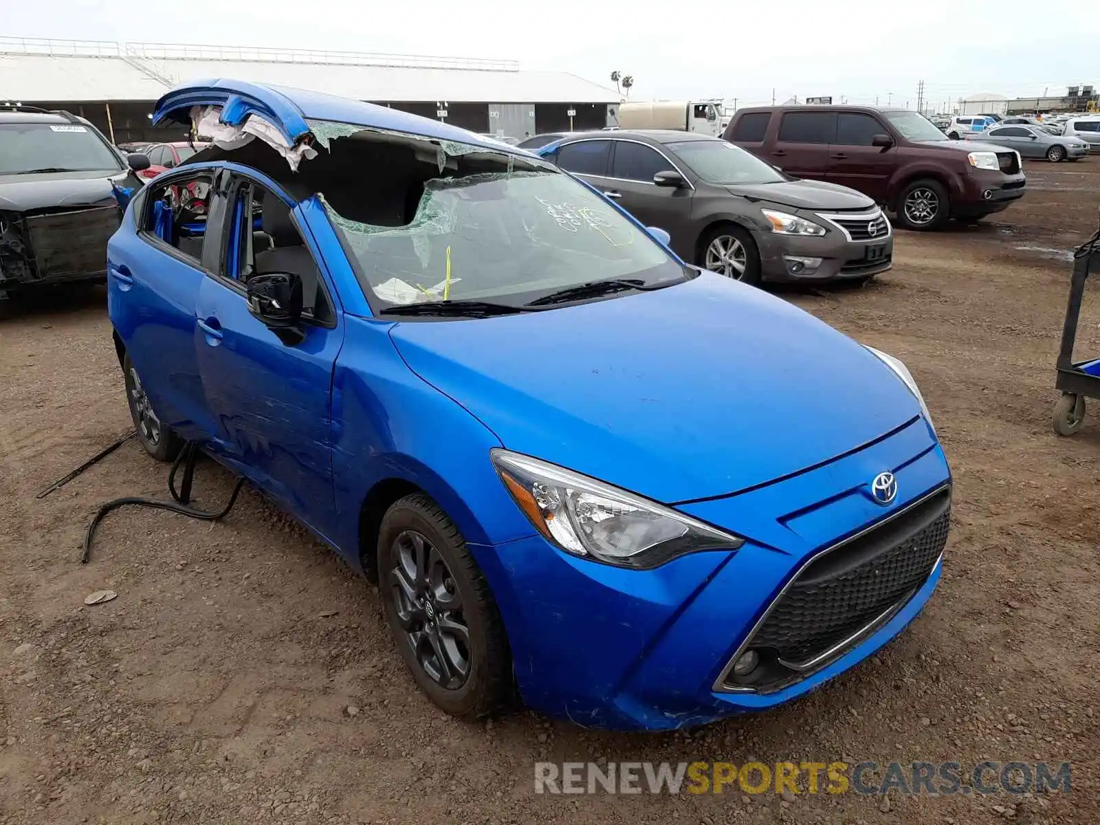 1 Photograph of a damaged car 3MYDLBJV5LY709324 TOYOTA YARIS 2020