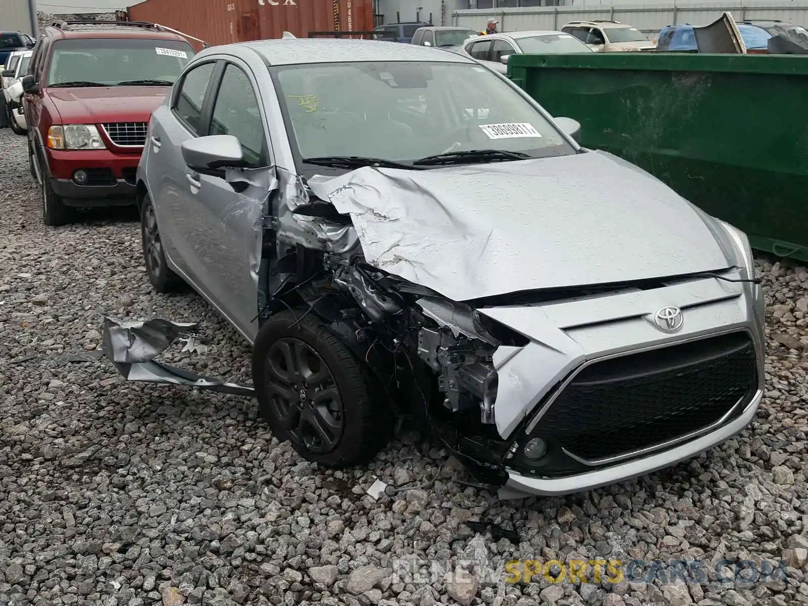 1 Photograph of a damaged car 3MYDLBJV5LY715351 TOYOTA YARIS 2020
