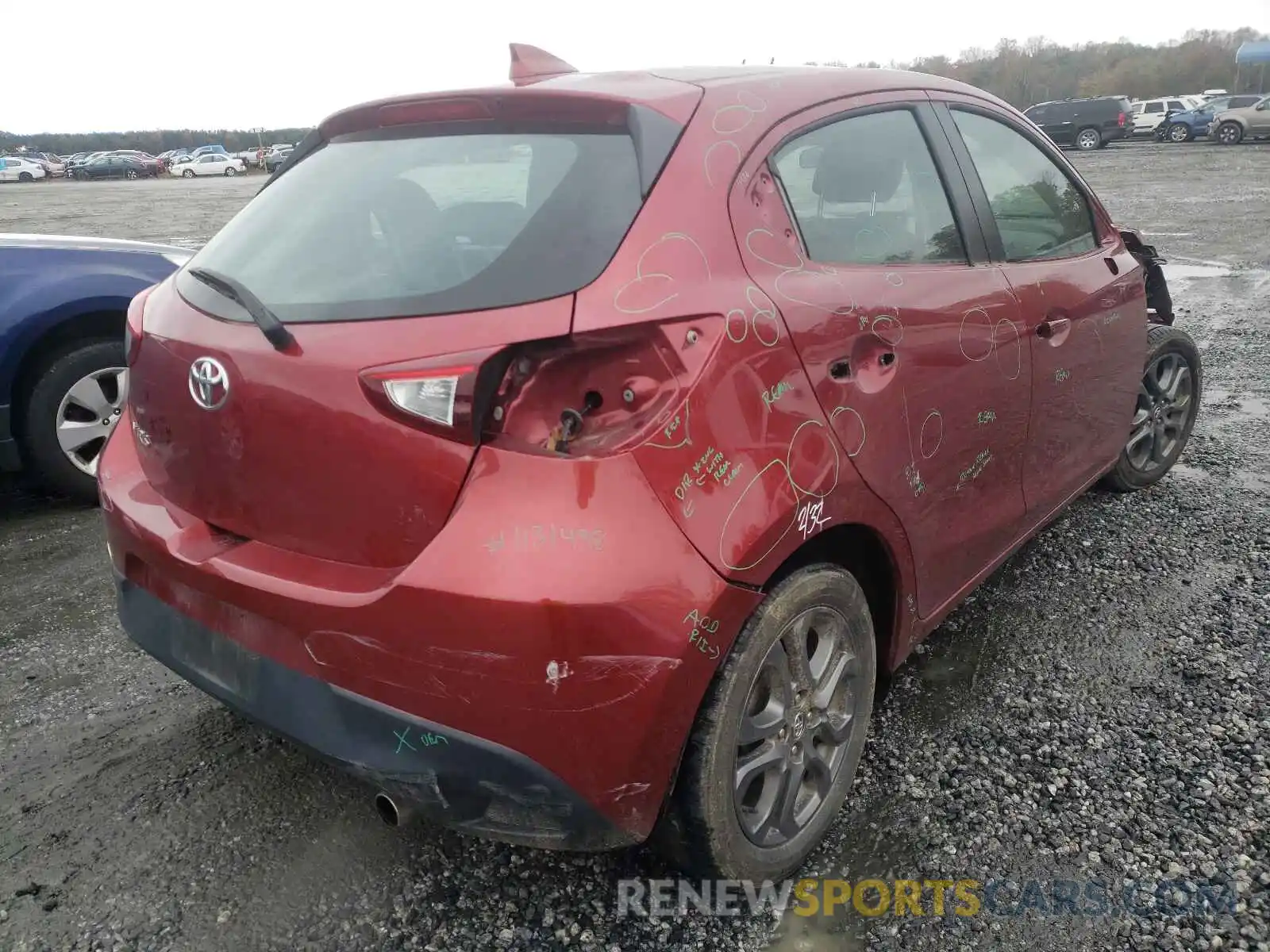 4 Photograph of a damaged car 3MYDLBJV6LY700678 TOYOTA YARIS 2020