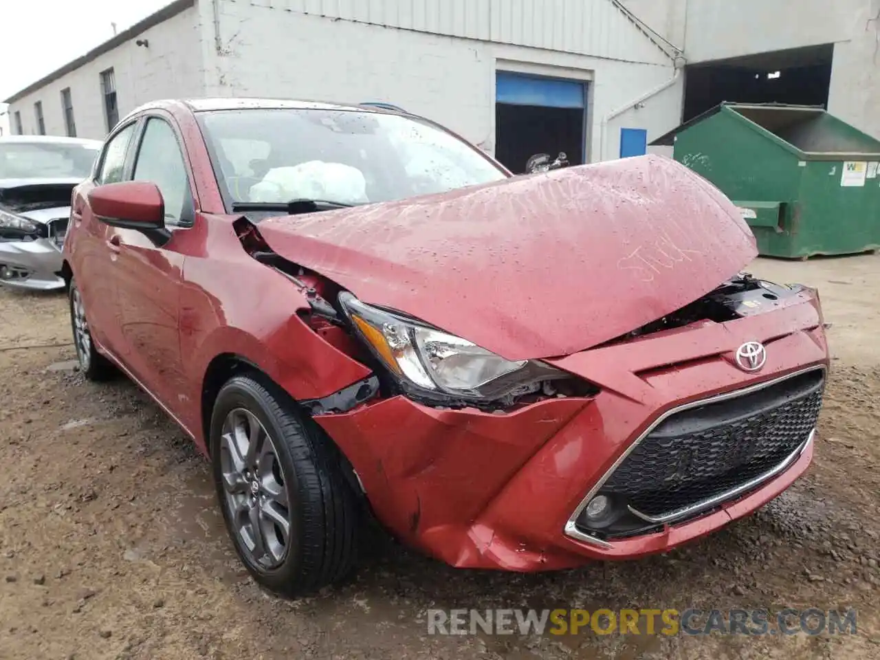 1 Photograph of a damaged car 3MYDLBJV6LY700731 TOYOTA YARIS 2020