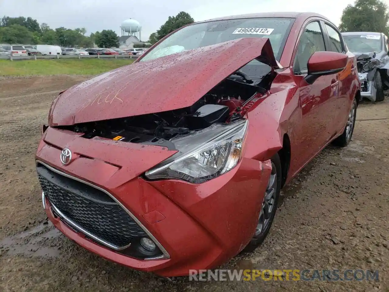 2 Photograph of a damaged car 3MYDLBJV6LY700731 TOYOTA YARIS 2020