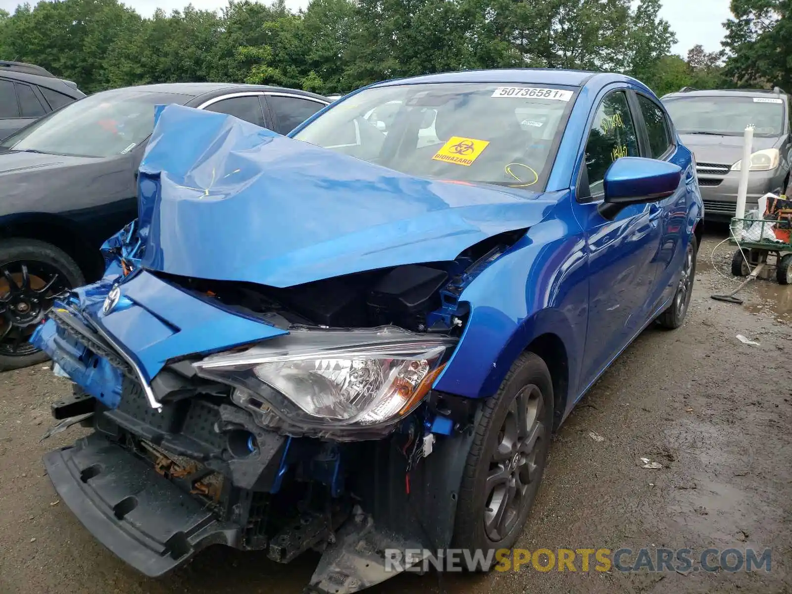 2 Photograph of a damaged car 3MYDLBJV6LY700924 TOYOTA YARIS 2020