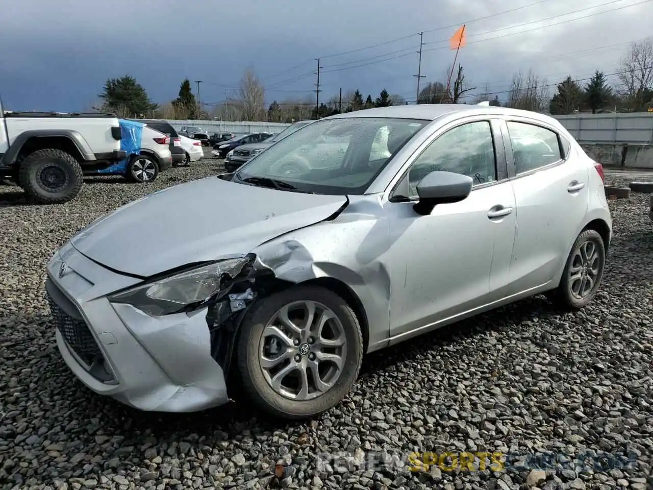 1 Photograph of a damaged car 3MYDLBJV6LY707792 TOYOTA YARIS 2020