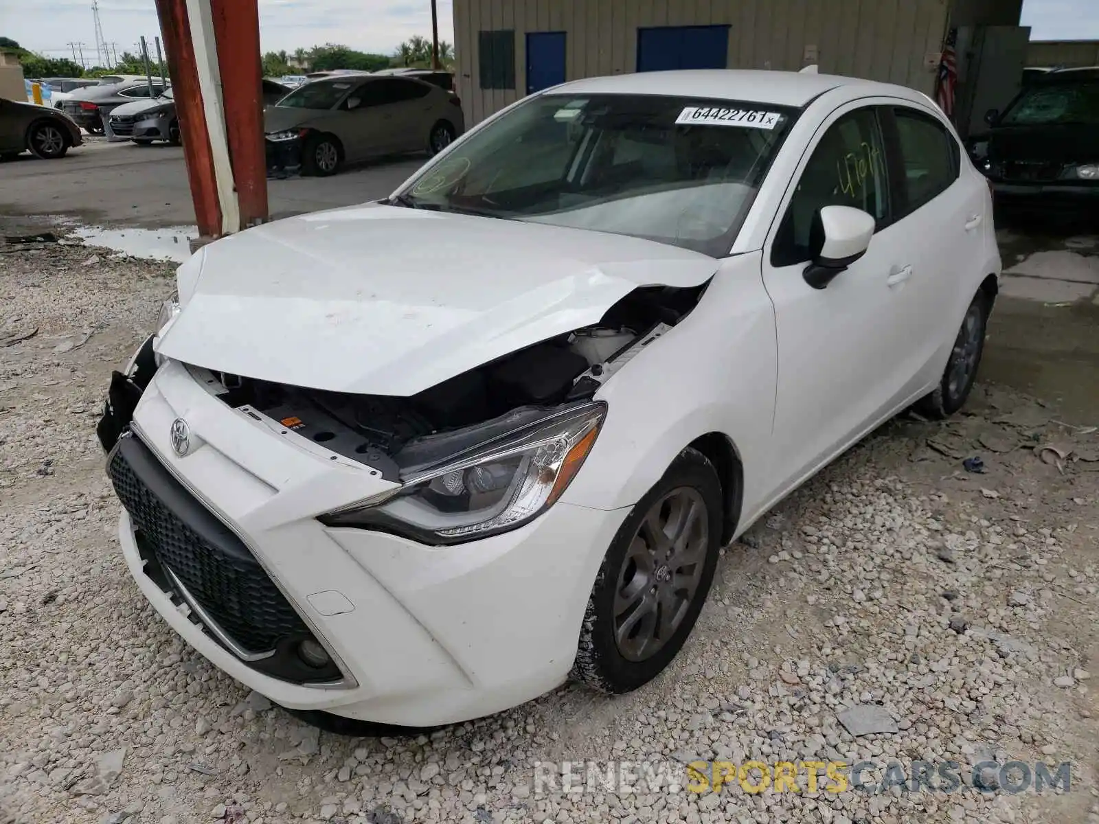 2 Photograph of a damaged car 3MYDLBJV7LY700026 TOYOTA YARIS 2020