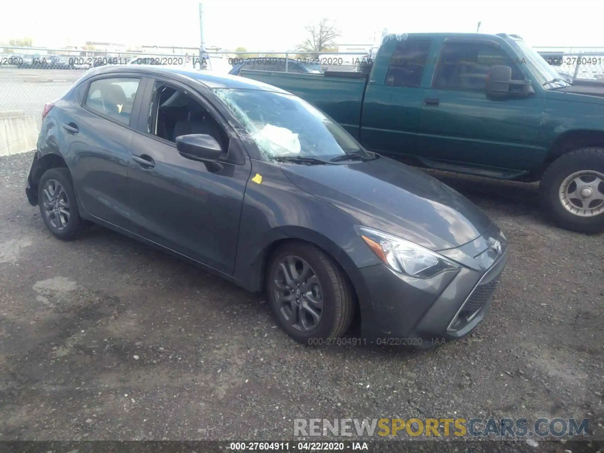 1 Photograph of a damaged car 3MYDLBJV7LY701855 TOYOTA YARIS 2020