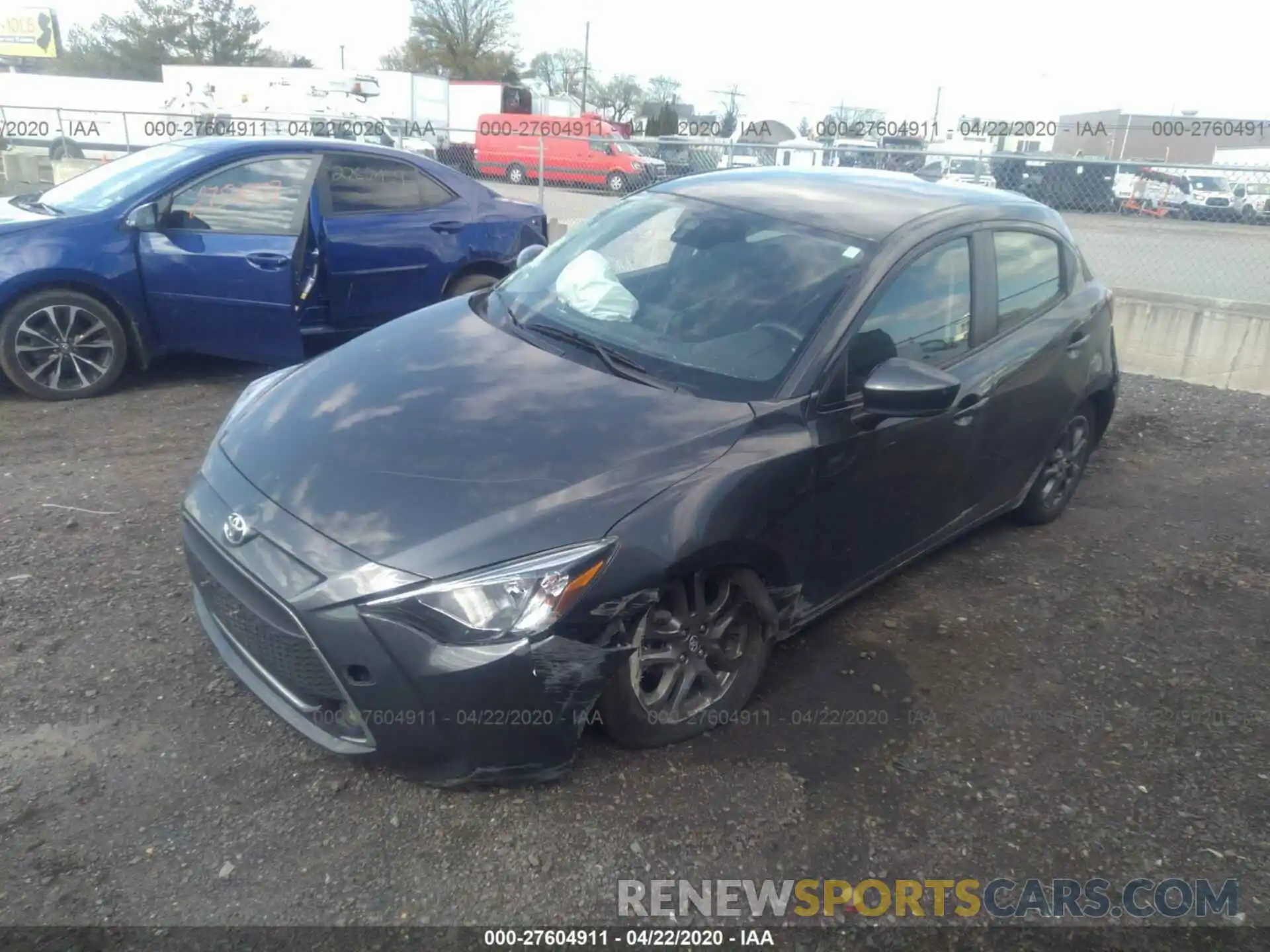 2 Photograph of a damaged car 3MYDLBJV7LY701855 TOYOTA YARIS 2020