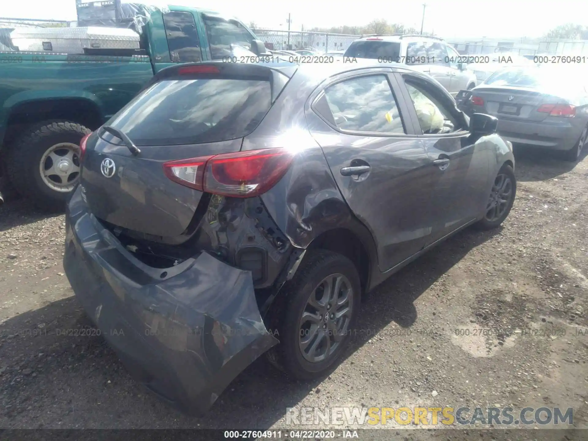 4 Photograph of a damaged car 3MYDLBJV7LY701855 TOYOTA YARIS 2020