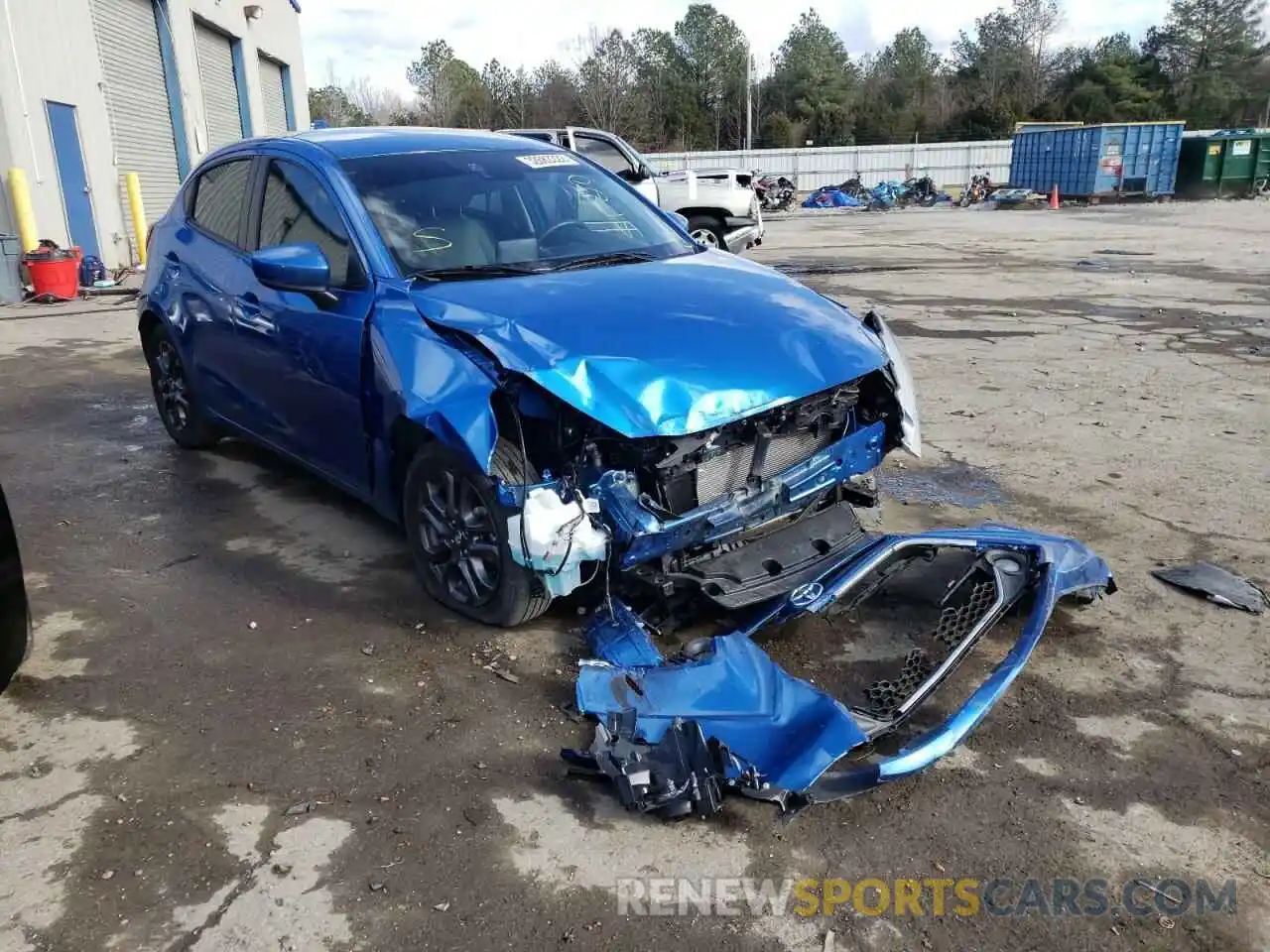 1 Photograph of a damaged car 3MYDLBJV7LY702486 TOYOTA YARIS 2020