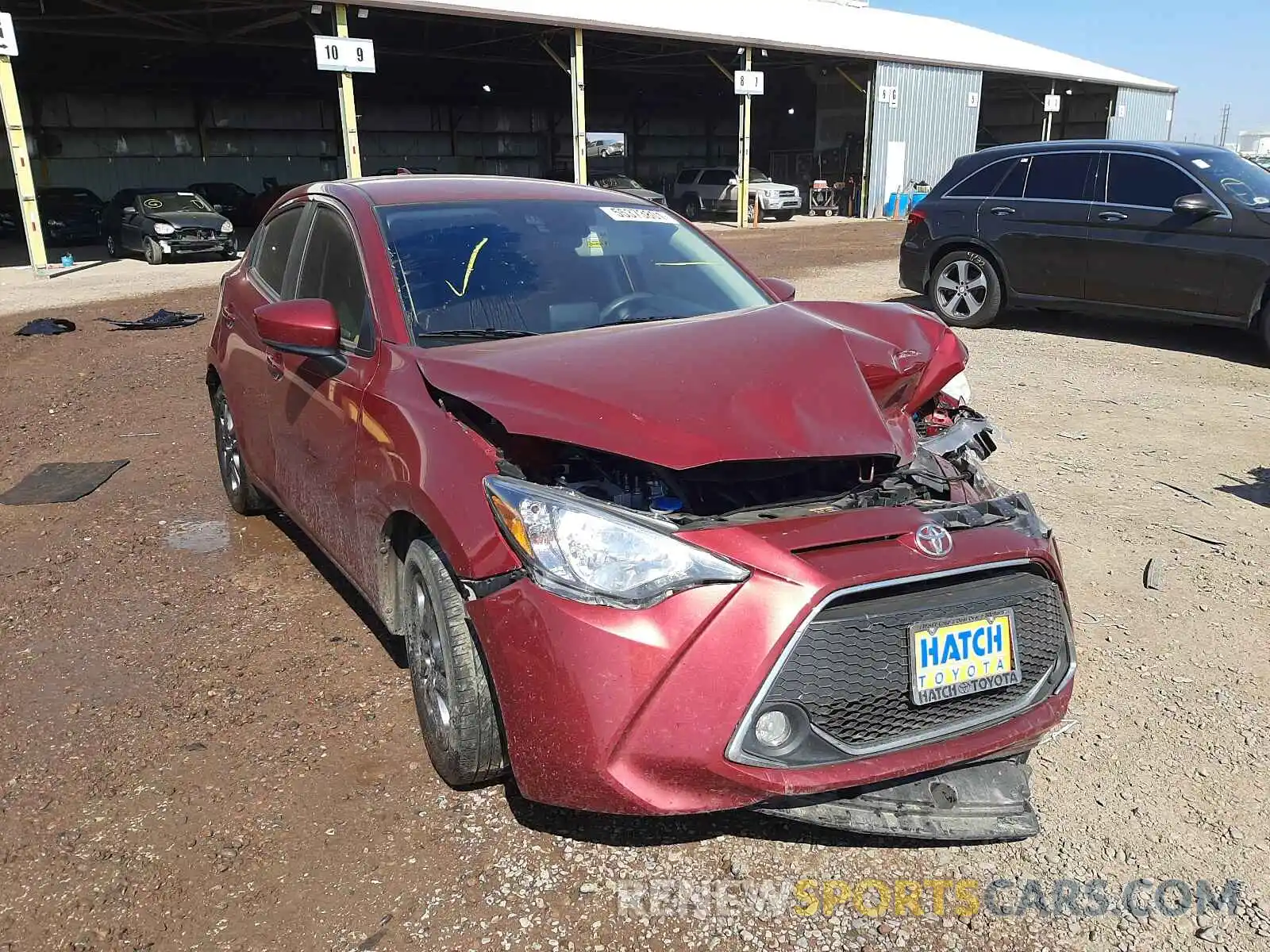 1 Photograph of a damaged car 3MYDLBJV7LY711074 TOYOTA YARIS 2020