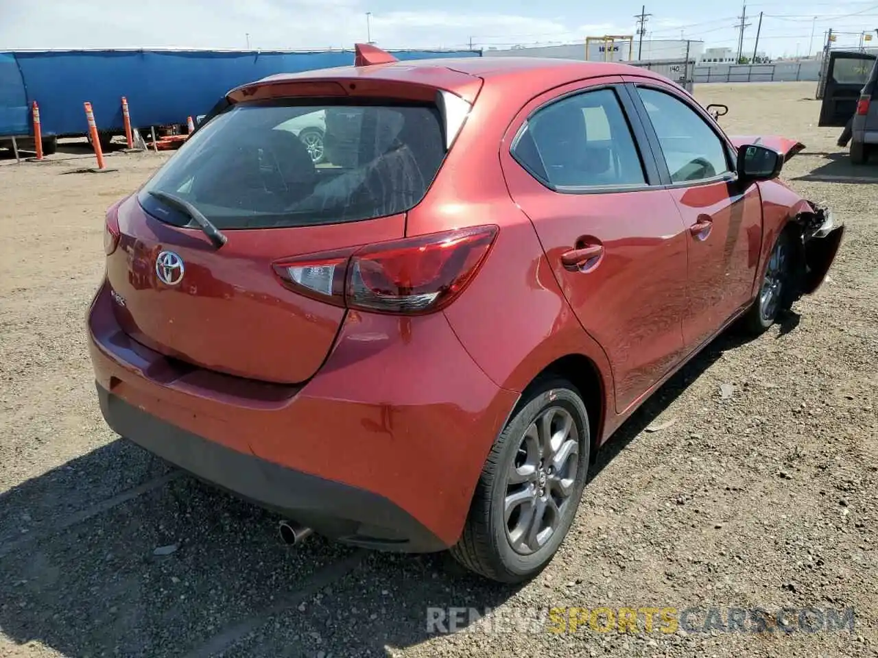 4 Photograph of a damaged car 3MYDLBJV8LY703470 TOYOTA YARIS 2020