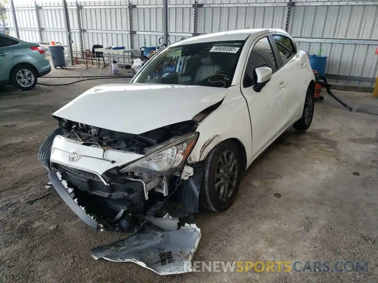 2 Photograph of a damaged car 3MYDLBJV8LY703646 TOYOTA YARIS 2020