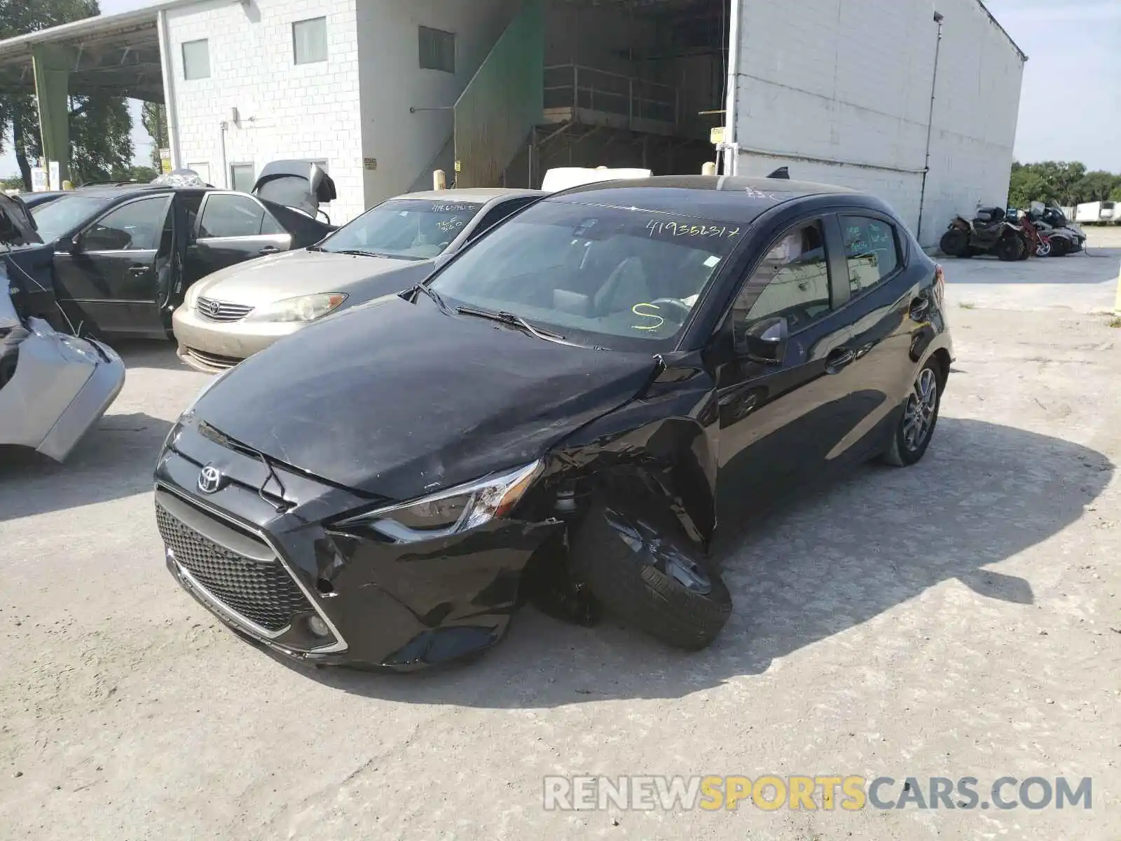 2 Photograph of a damaged car 3MYDLBJV8LY705848 TOYOTA YARIS 2020