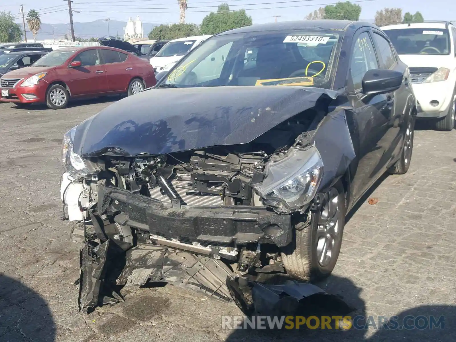 2 Photograph of a damaged car 3MYDLBJV8LY706854 TOYOTA YARIS 2020