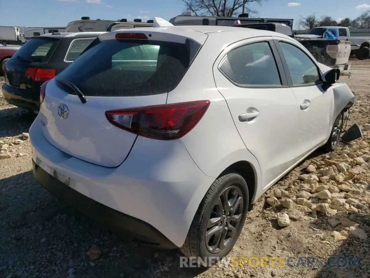 4 Photograph of a damaged car 3MYDLBJV8LY707423 TOYOTA YARIS 2020