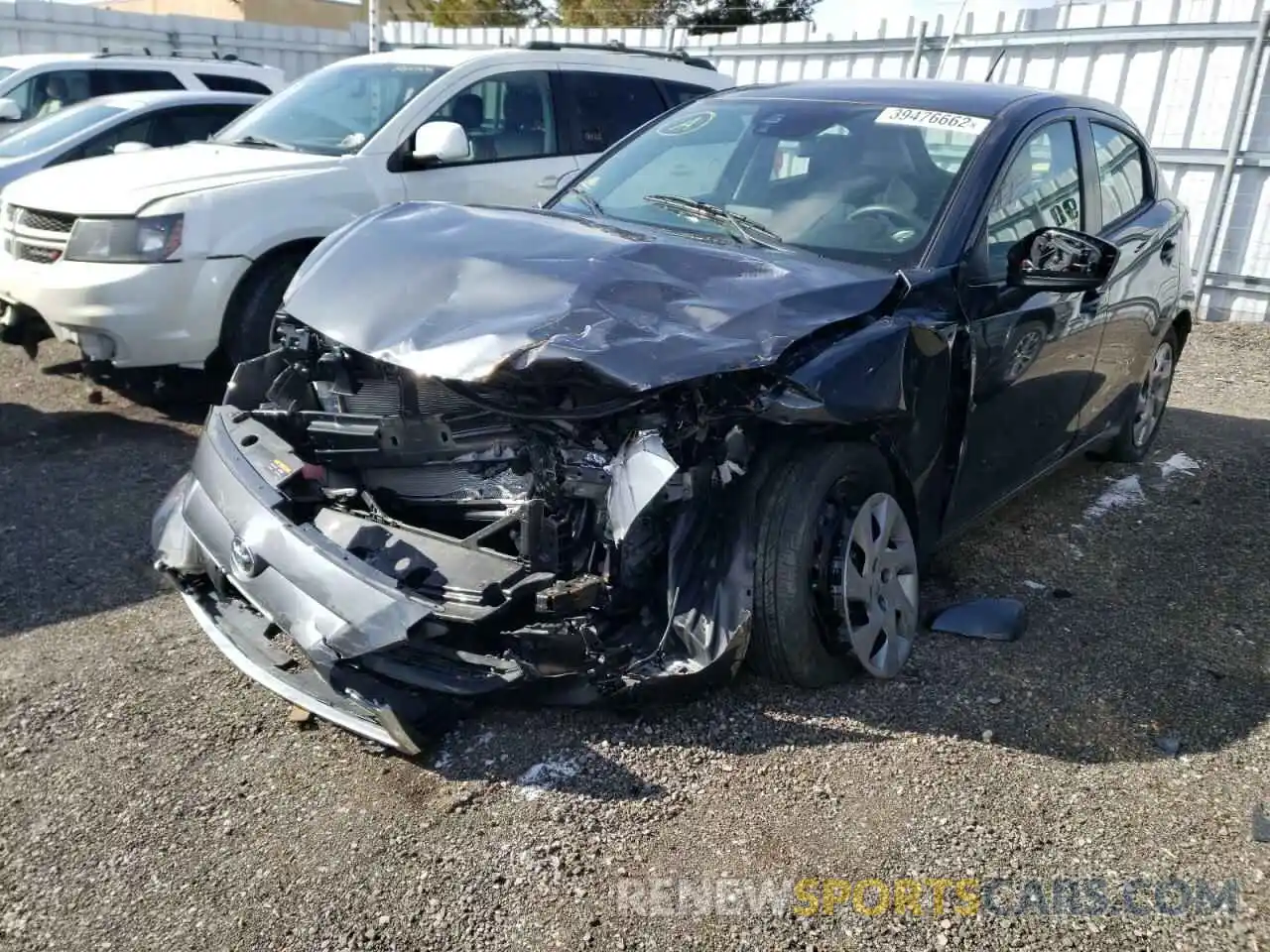 2 Photograph of a damaged car 3MYDLBJV8LY712623 TOYOTA YARIS 2020